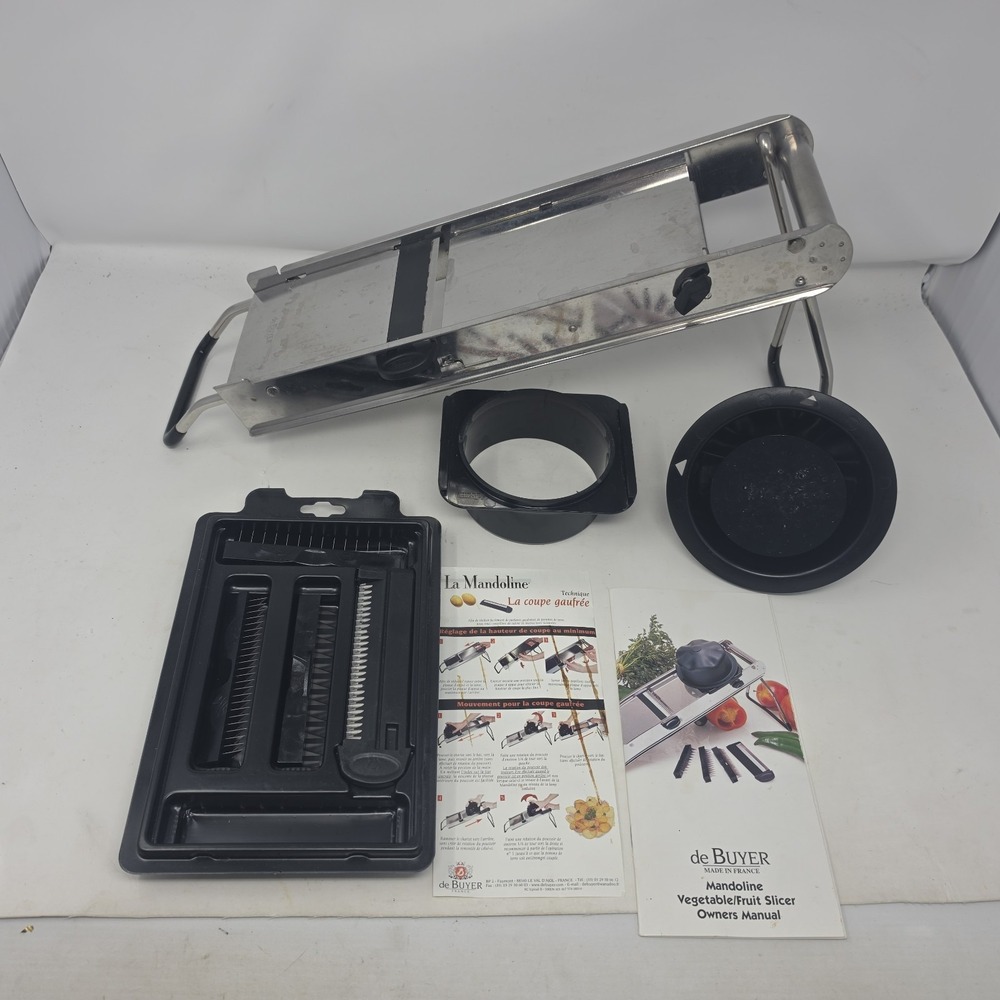 Vintage de Buyer Mandoline Slicer Stainless Steel France Williams-Sonoma